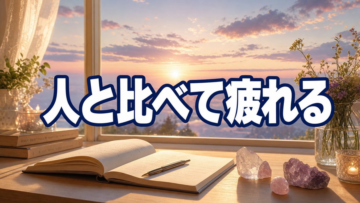 人と比べて疲れるのは、あなたの心が弱いからじゃない|比べてしまう癖のスピリチュアルな意味