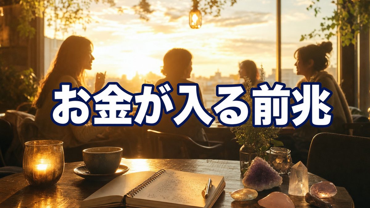お金が入ってくる前兆は、人間関係から変わりはじめる|環境が動くときの3つのサイン