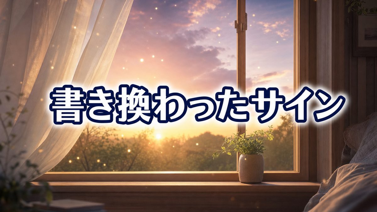 潜在意識が書き換わったサイン|焦りが減った・引きずらなくなったのは変わり始めた合図