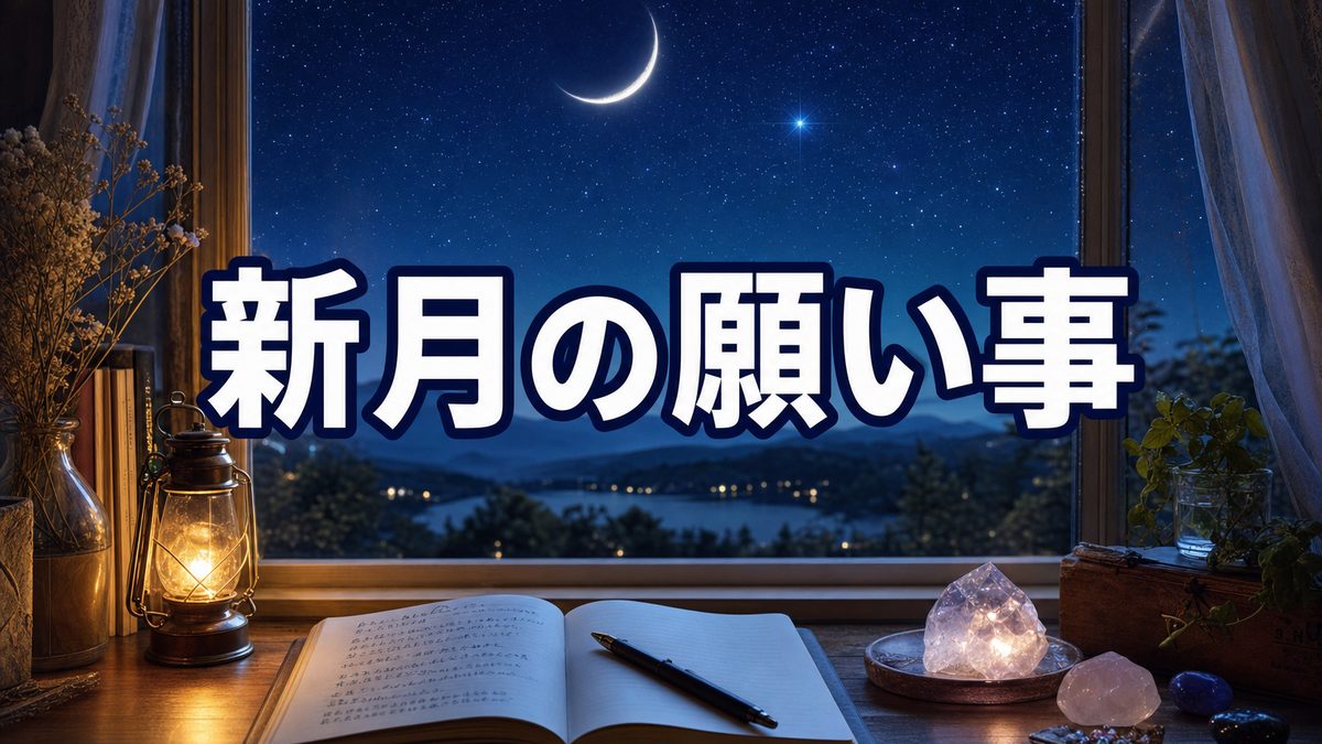 新月の願い事、叶いやすい書き方と例文|「どうせ叶わない」でペンが止まるあなたへ