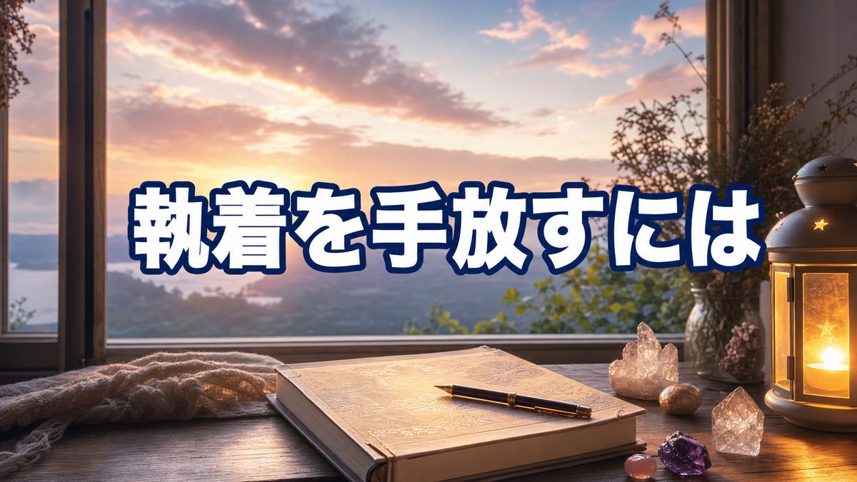 執着を手放す方法|手放すのは「願い」ではなく、不安の見張り番のほうでした