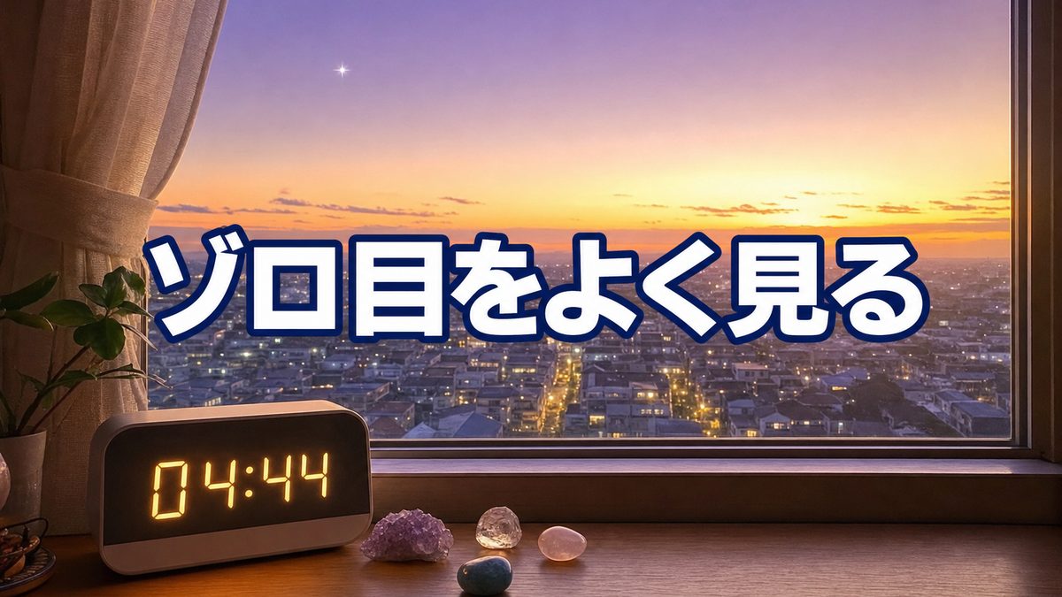 ゾロ目をよく見る時期のスピリチュアルな意味|数字の意味を調べる前に、知ってほしいこと