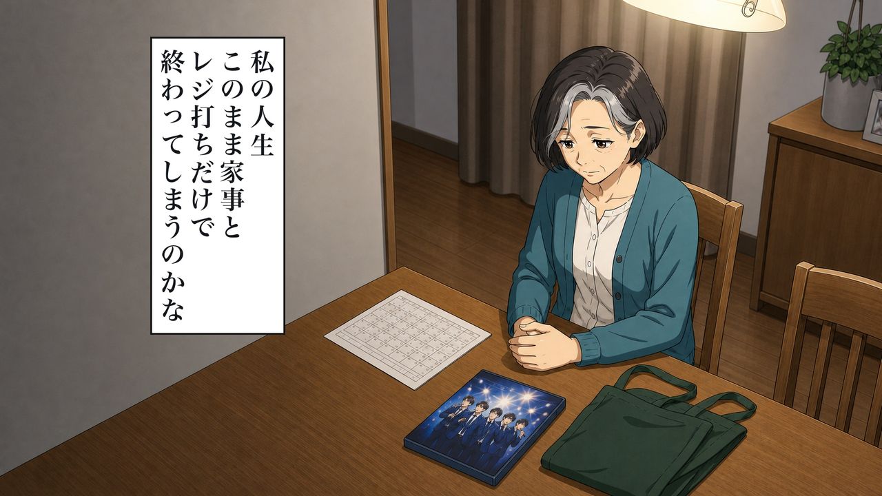 私の人生、このまま家事とレジ打ちだけで、終わってしまうのかな。