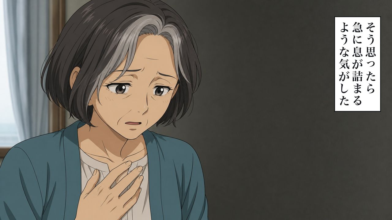 そう思ったら、急に、息が詰まるような気がした。